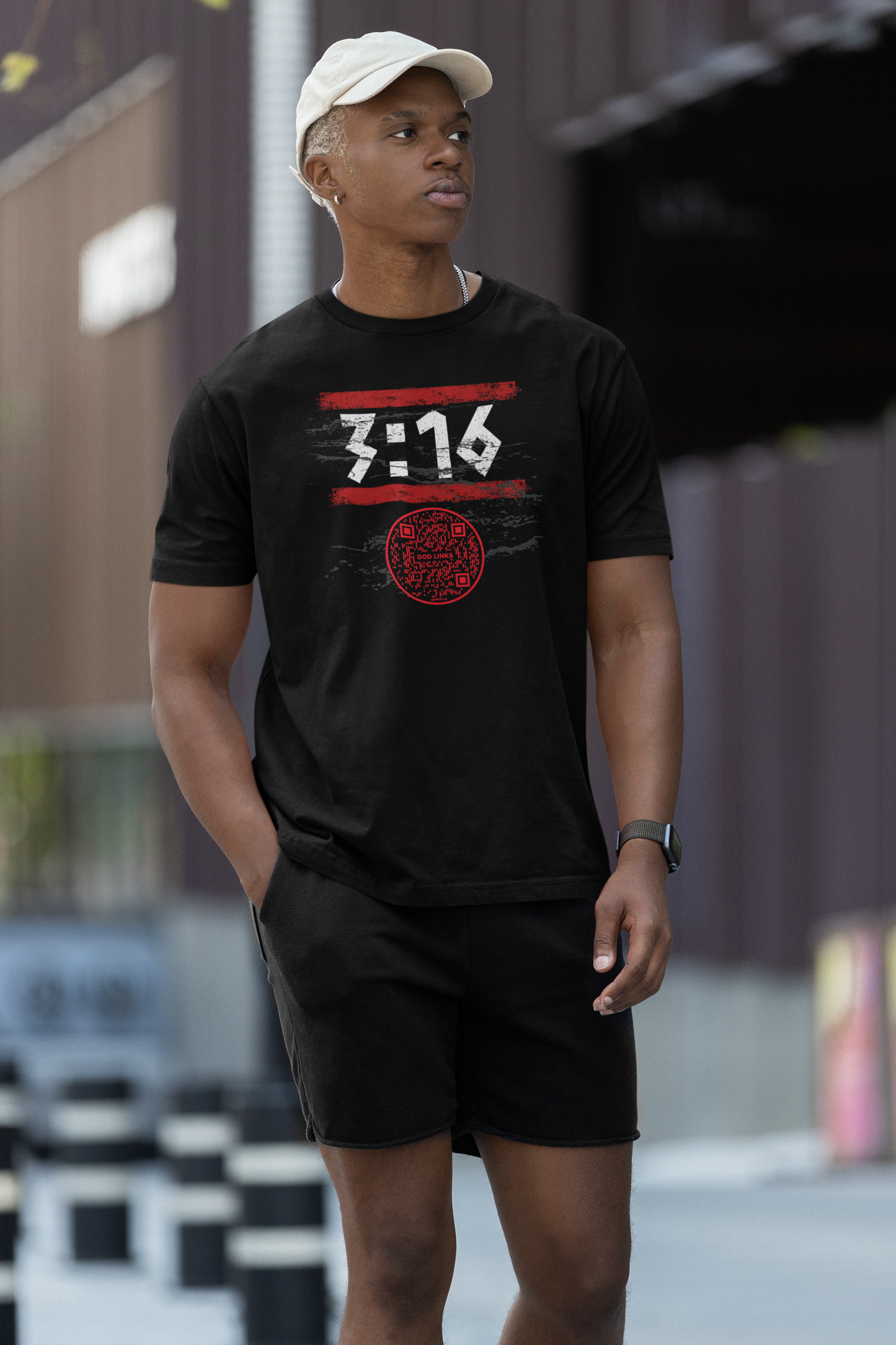 3:16-RED-Unisex t-shirt