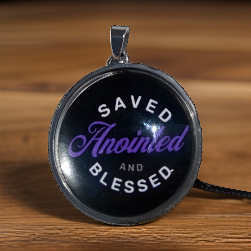 SAVED-PURPLE-LARGE PENDANT