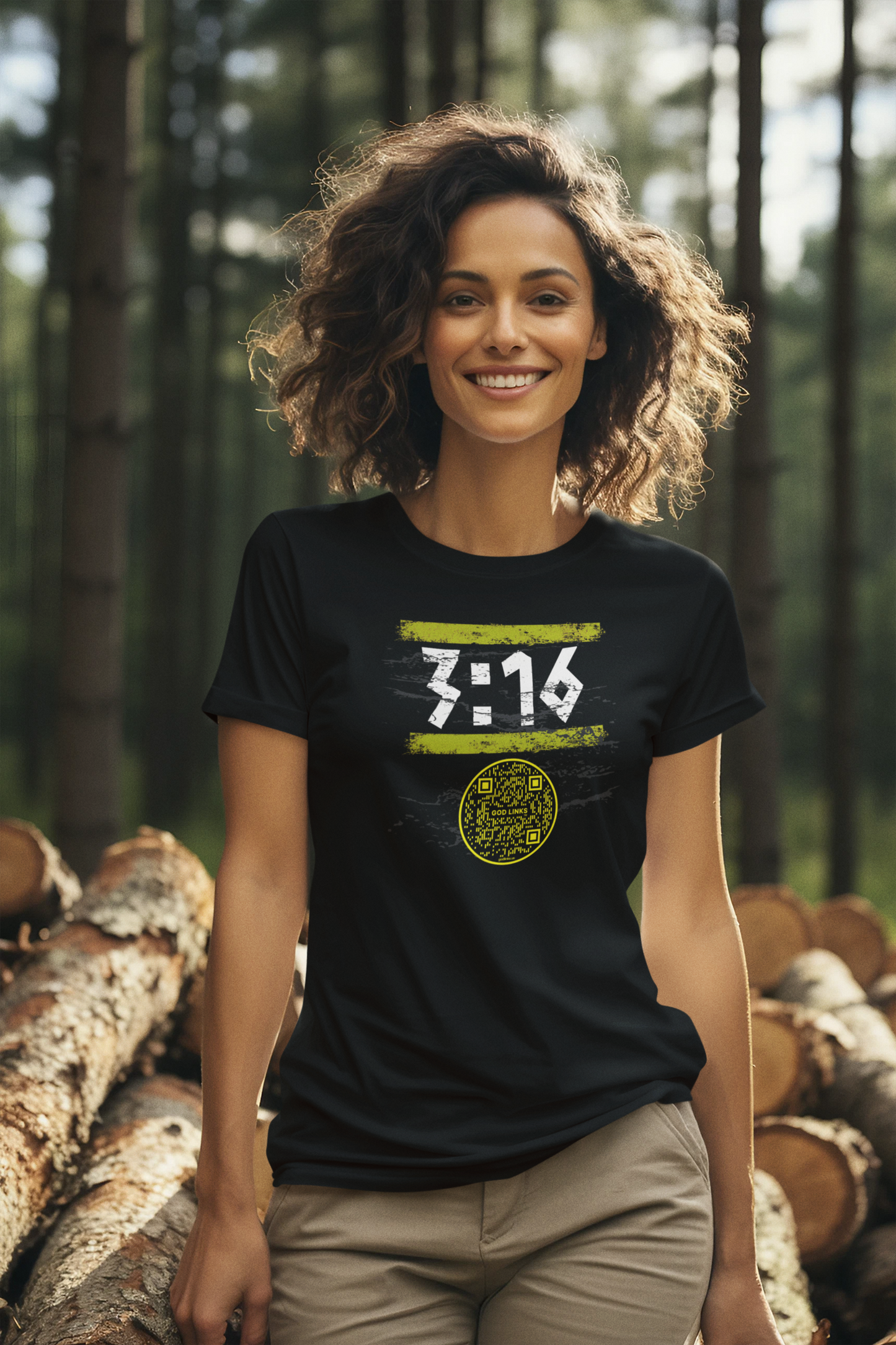 3:16-YELLOW-Unisex t-shirt