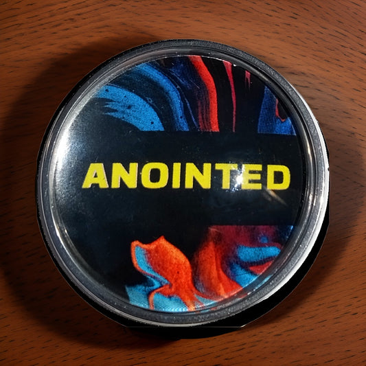ANOINTED-YELLOW-POCKET PEBBLE