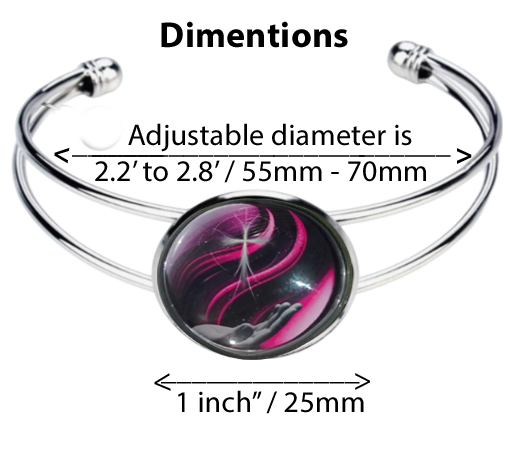 CROSS IN HAND-PINK BRACELET