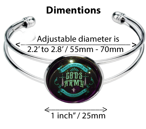 GODS ARMY-LIGHT BLUE-BRACELET
