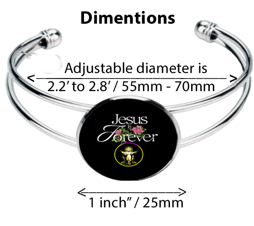 JESUS IS FOREVER-YELLOW-BRACELET