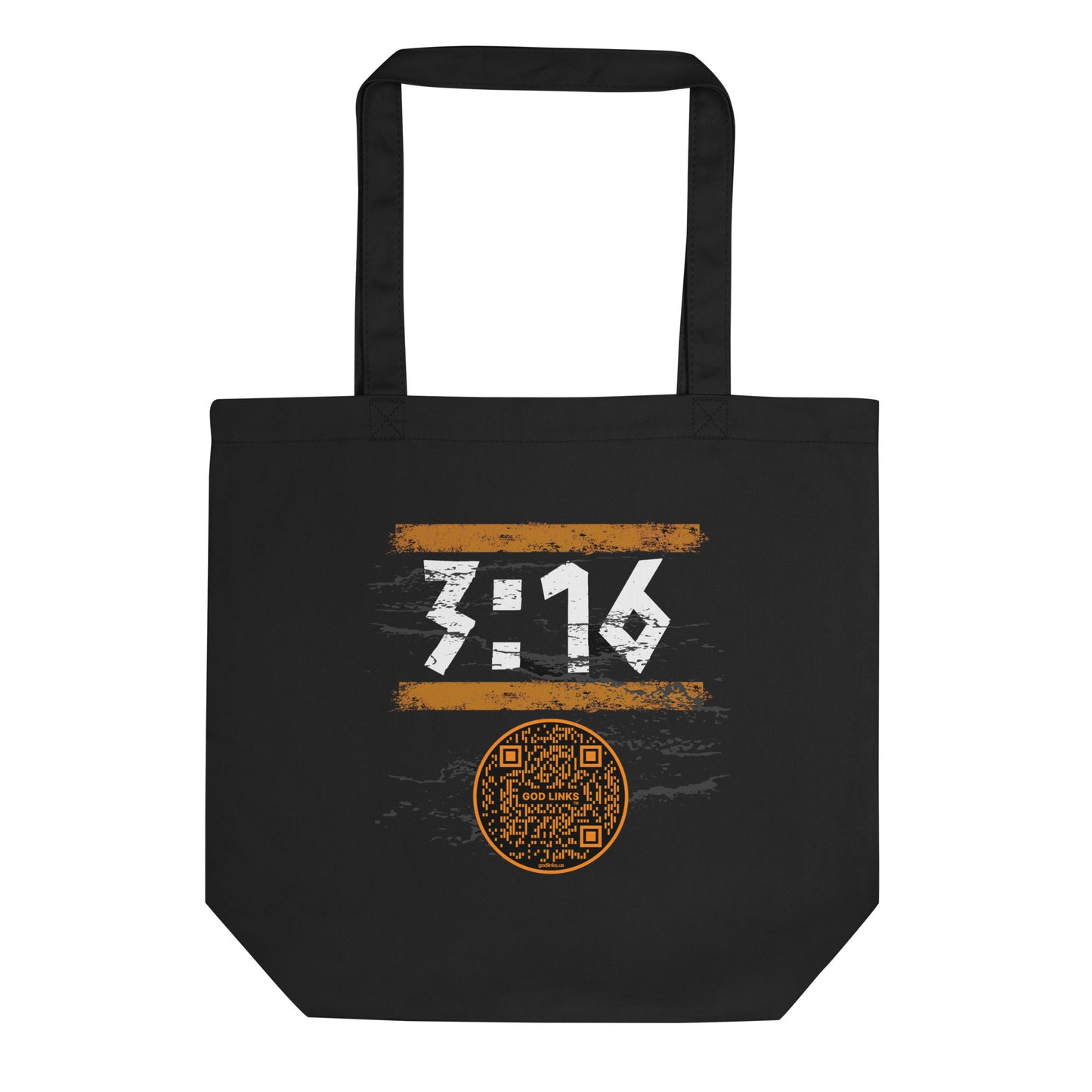 3:16-ORANGE-Eco Tote Bag