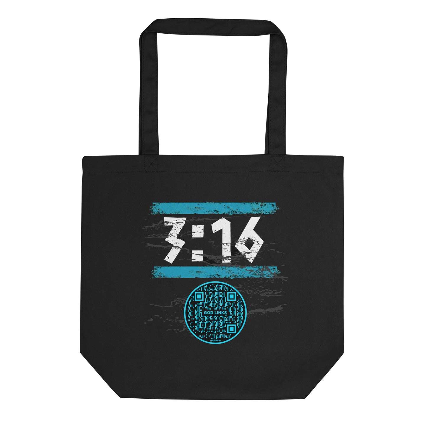 3:16-LIGHT BLUE-Eco Tote Bag