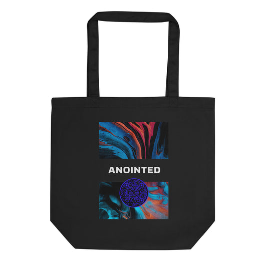 ANOINTED-DARK BLUE-Eco Tote Bag