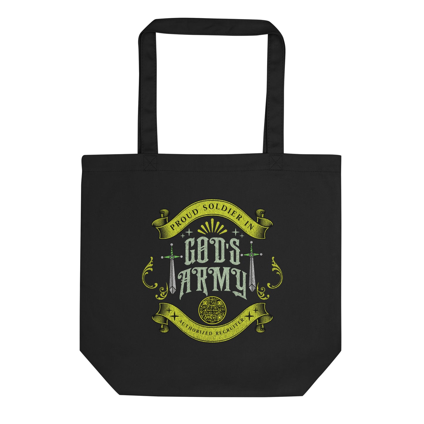 GODS ARMY-YELLOW-Eco Tote Bag