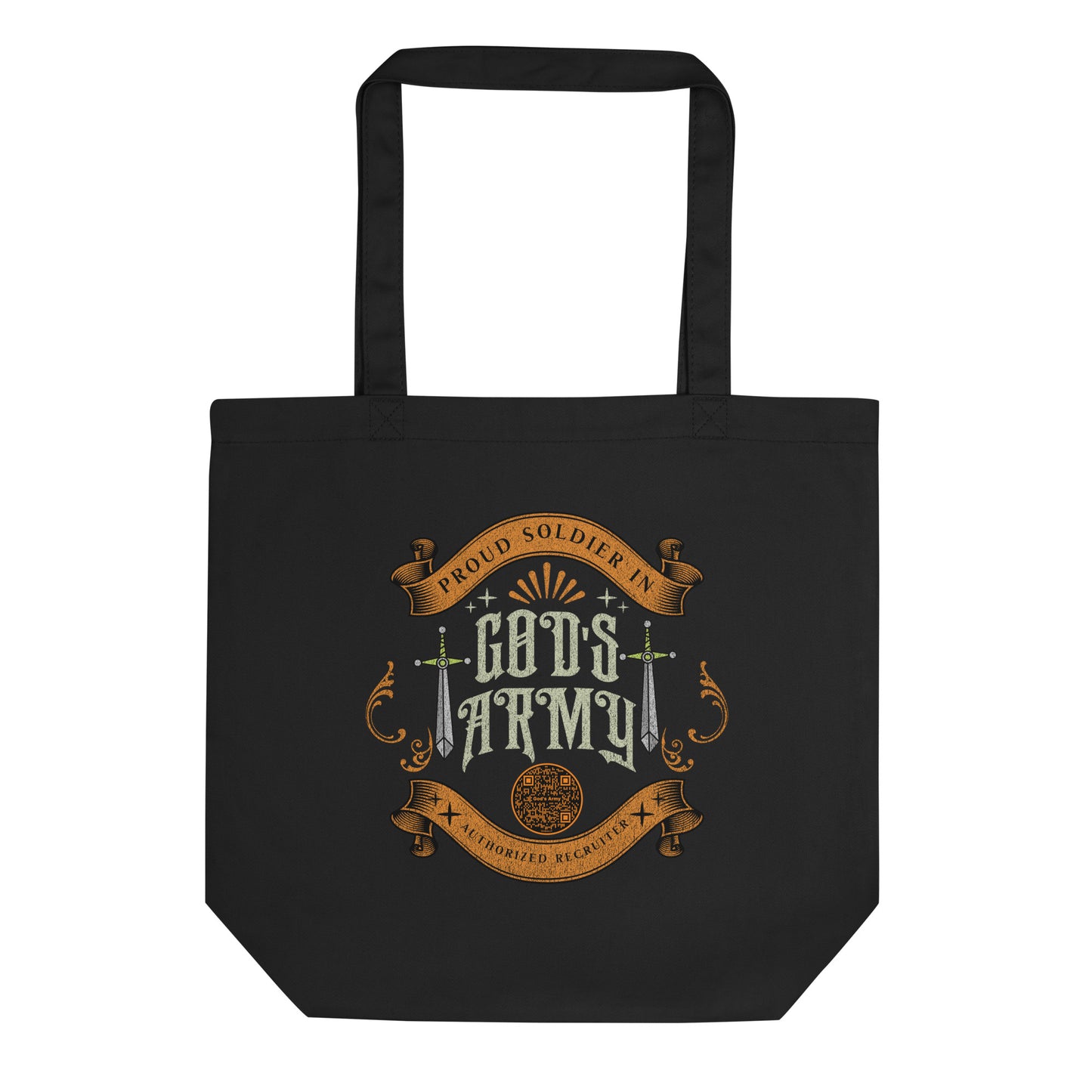 GODS ARMY-ORANGE-Eco Tote Bag