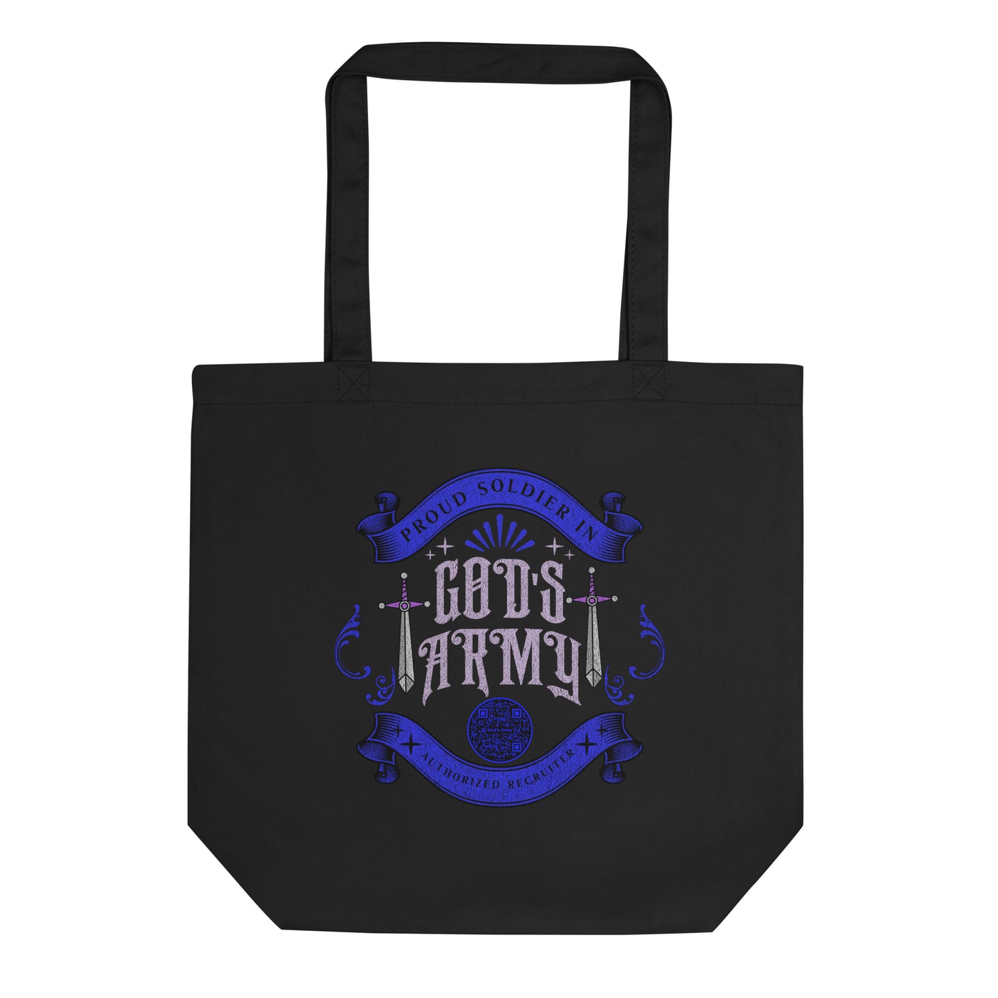 GODS ARMY-DARK BLUE-Eco Tote Bag