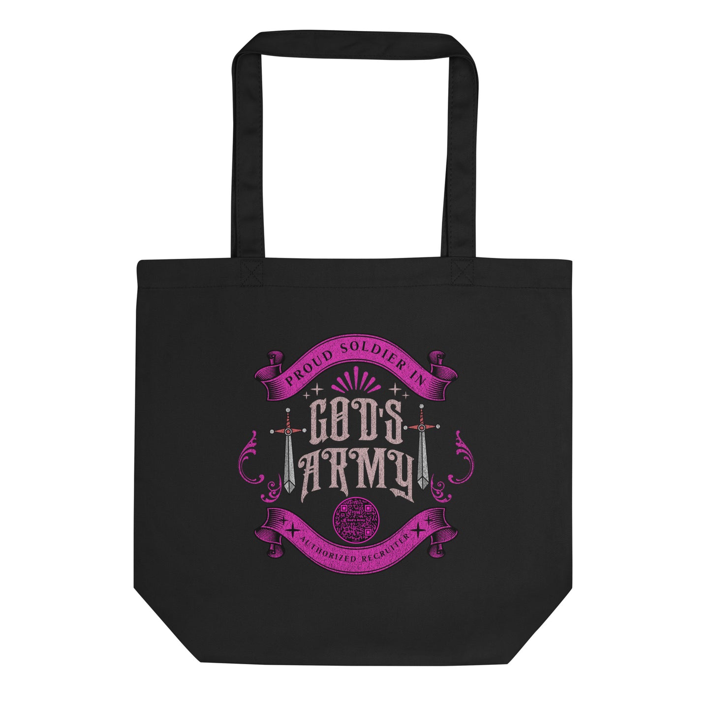 GODS ARMY-PINK-Eco Tote Bag