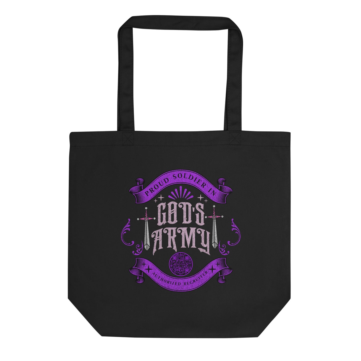 GODS ARMY-PURPLE-Eco Tote Bag