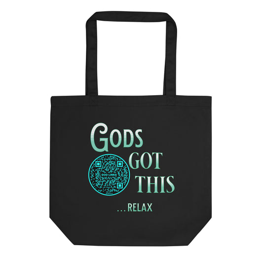 RELAX-TEAL-Eco Tote Bag