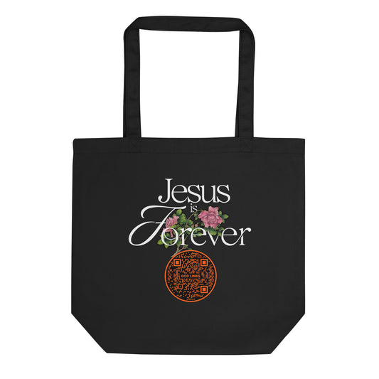 JESUS IS FOREVER-ORANGE-Eco Tote Bag