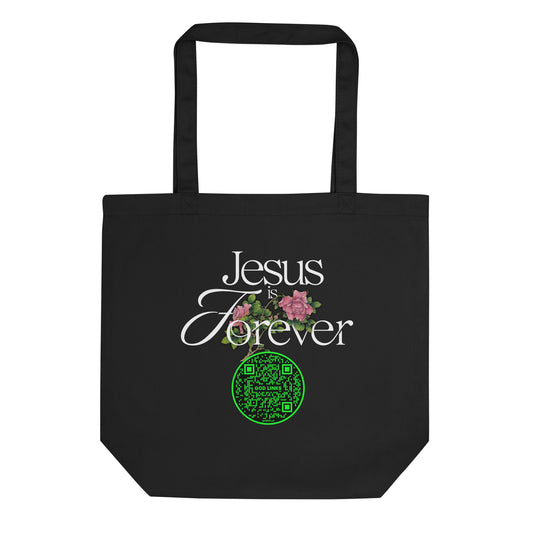JESUS IS FOREVER-GREEN-Eco Tote Bag