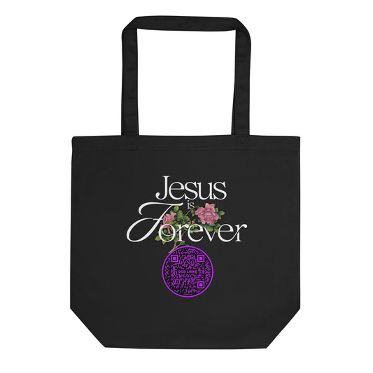 JESUS IS FOREVER-PURPLE-Eco Tote Bag