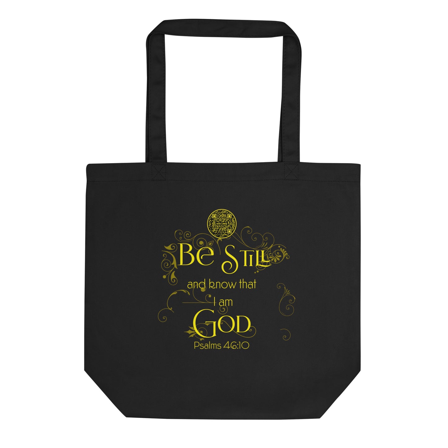 BE STILL-YELLOW-Eco Tote Bag