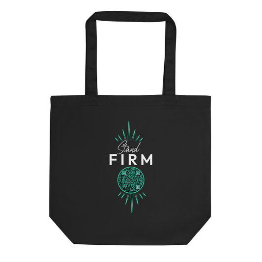 STAND FIRM-TEAL-Eco Tote Bag