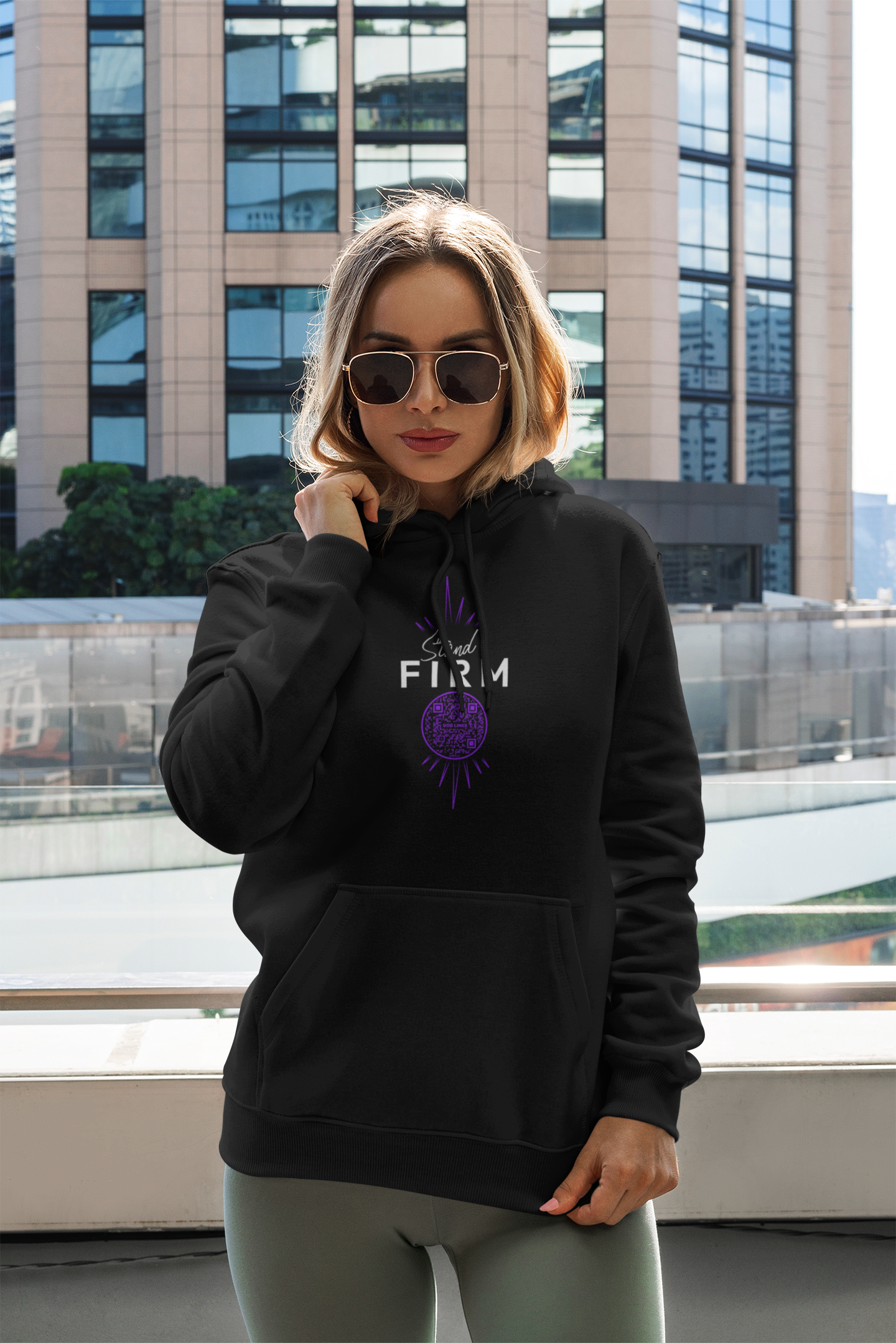 STAND FIRM-PURPLE-Unisex Hoodie