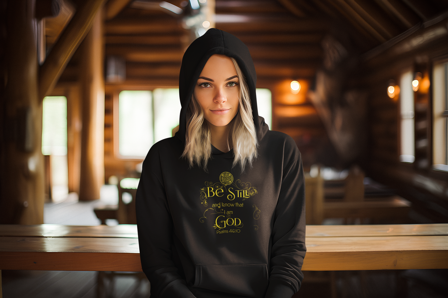 BE STILL-YELLOW-Unisex Hoodie