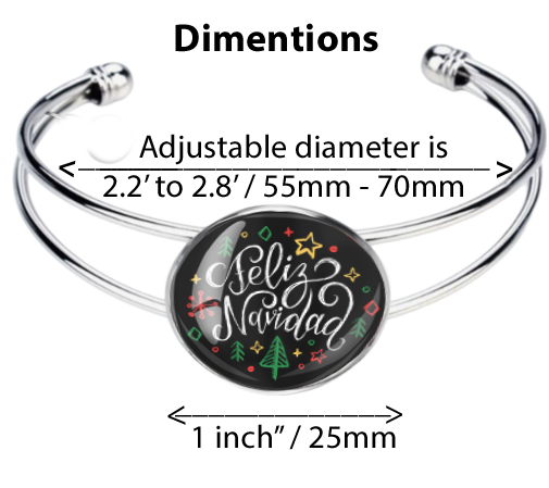 FELIZ NAVIDAD-CHRISTMAS BRACELET
