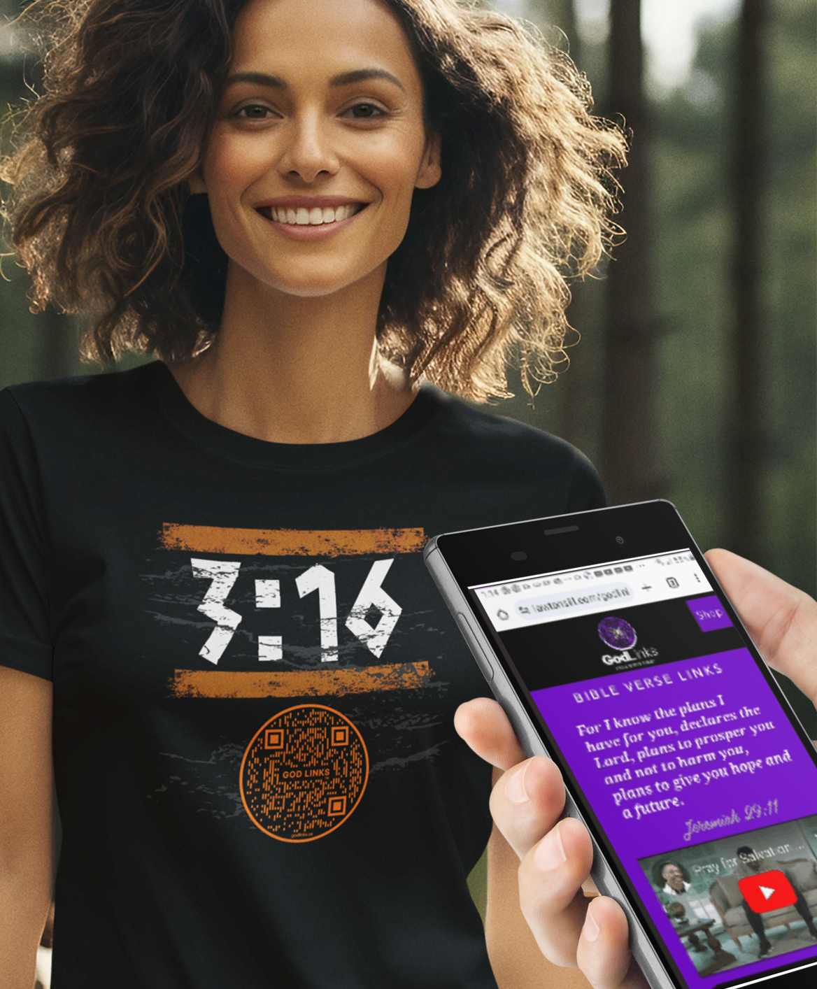 3:16-ORANGE-Unisex t-shirt
