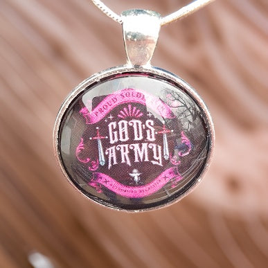 GODS ARMY-PINK-SMALL PENDANT