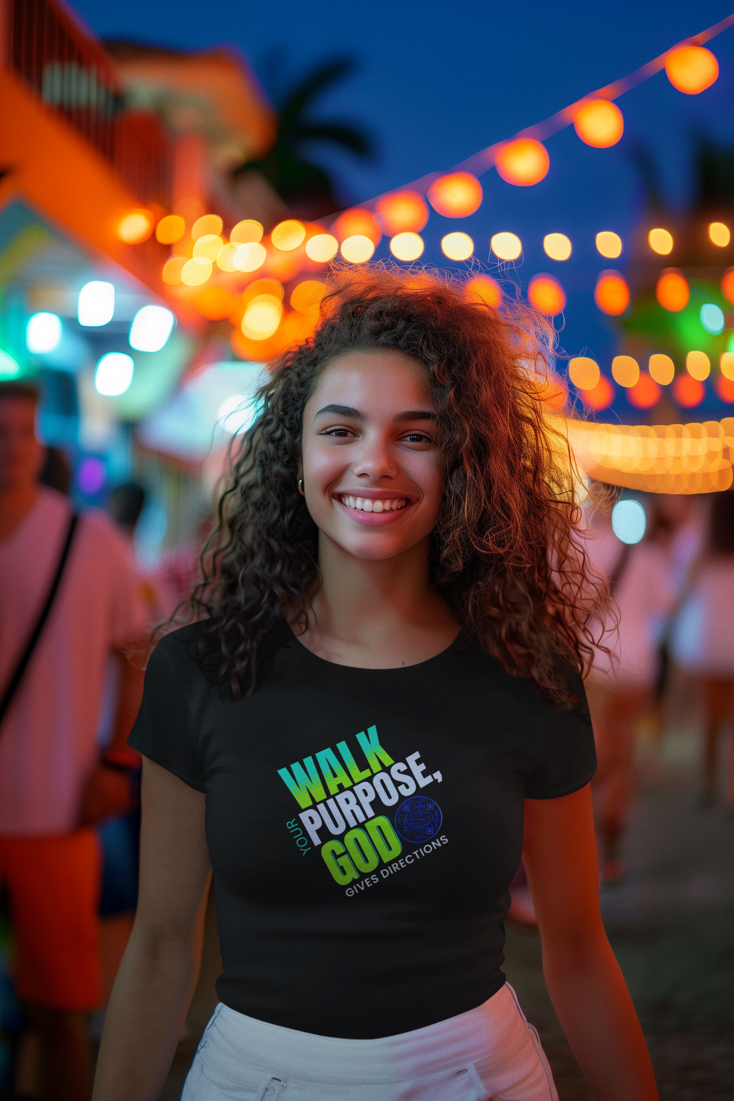 WALK YOUR PURPOSE-LIGHT BLUE-Unisex t-shirt