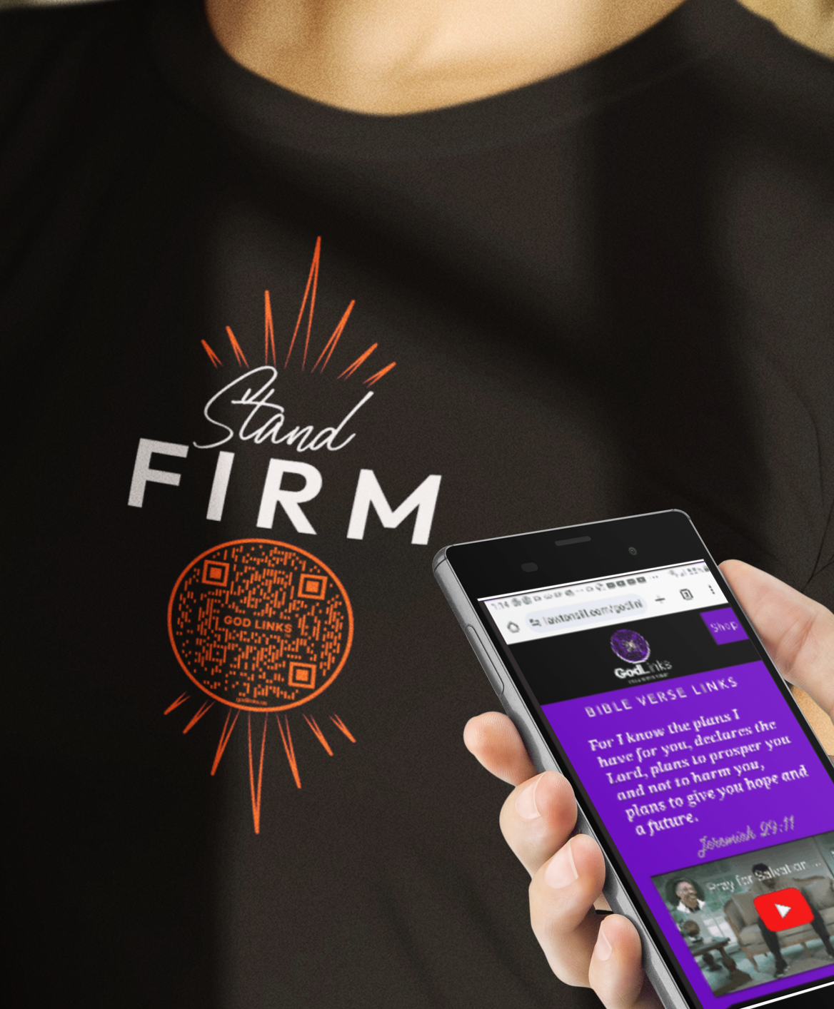 STAND FIRM-ORANGE-Unisex t-shirt