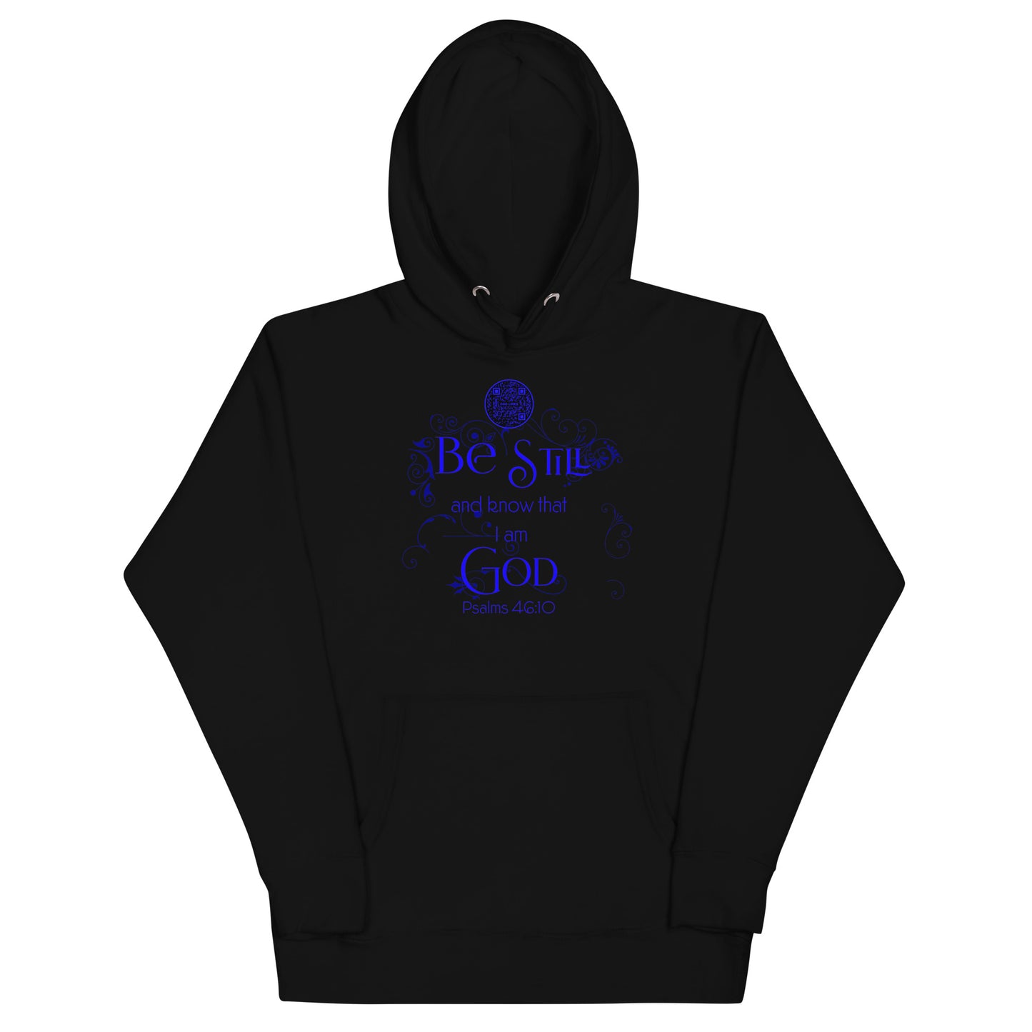 BE STILL-DARK BLUE-Unisex Hoodie
