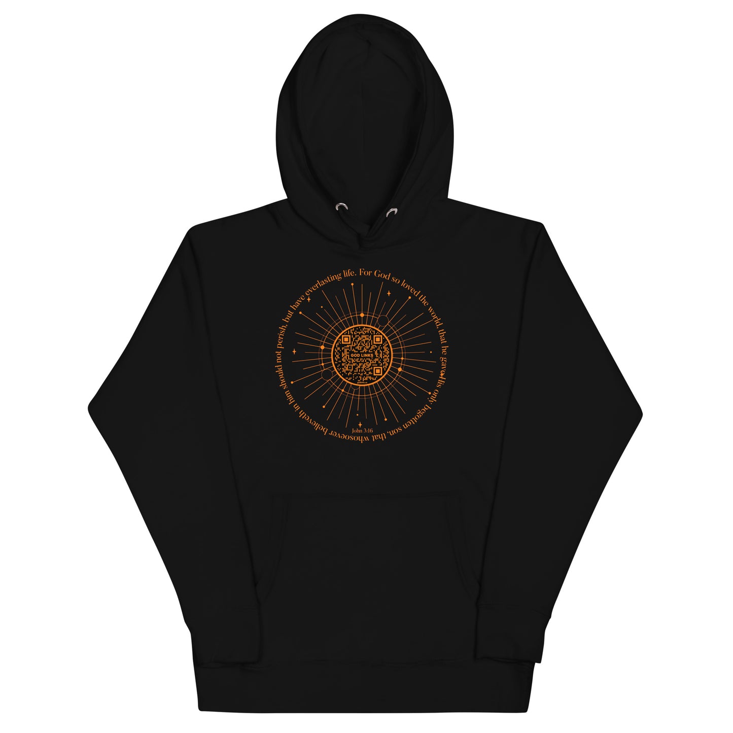 FOR GOD-ORANGE-Unisex Hoodie