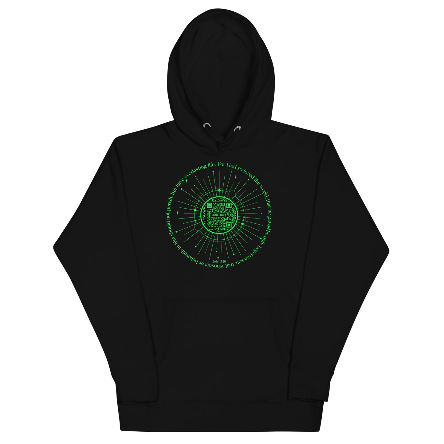 FOR GOD-GREEN-Unisex Hoodie