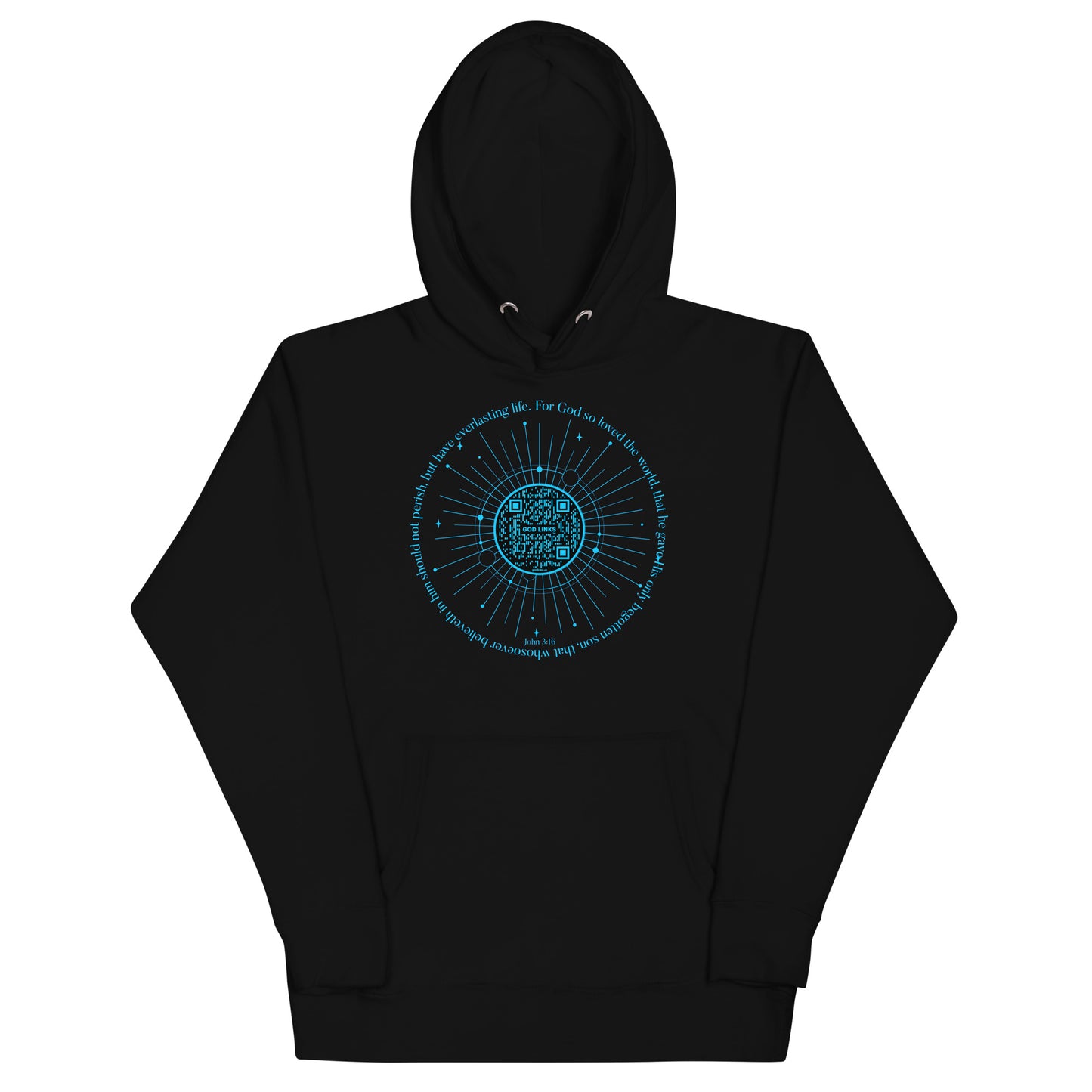 FOR GOD-LIGHT BLUE-Unisex Hoodie