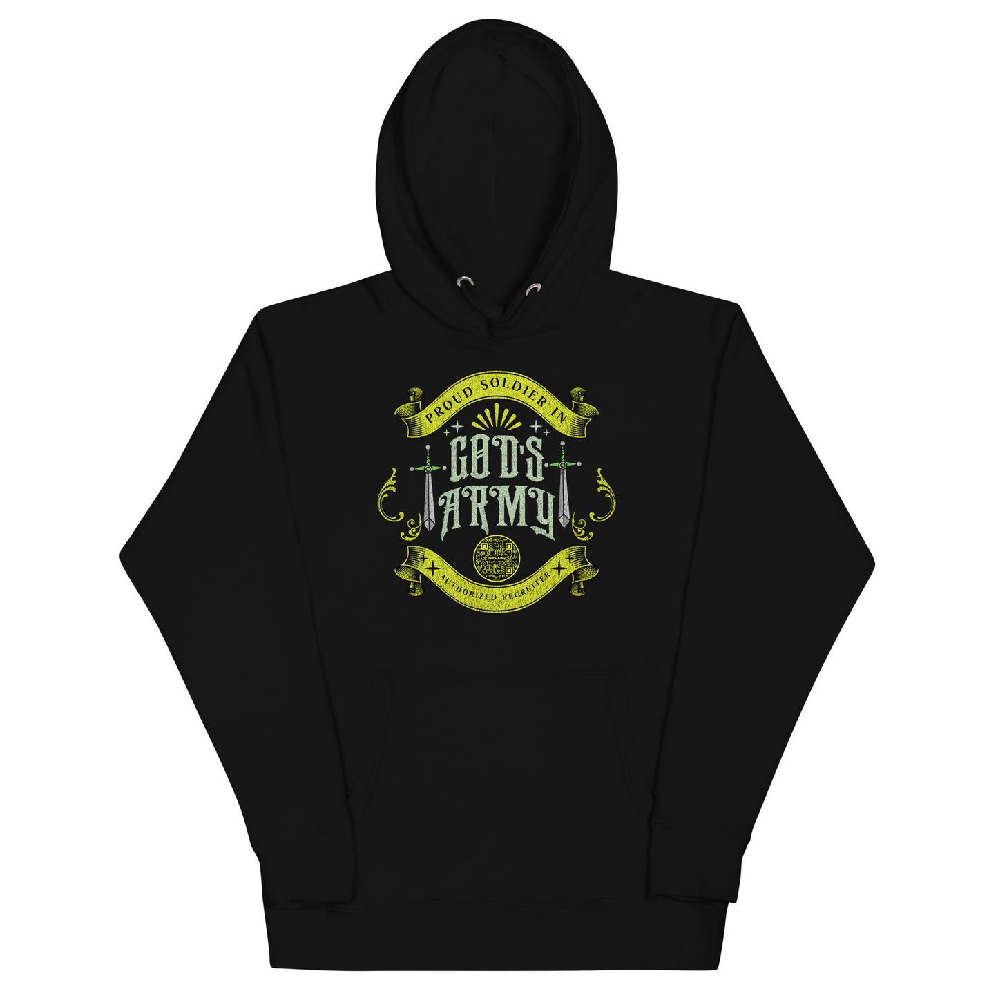 GODS ARMY-YELLOW-Unisex Hoodie