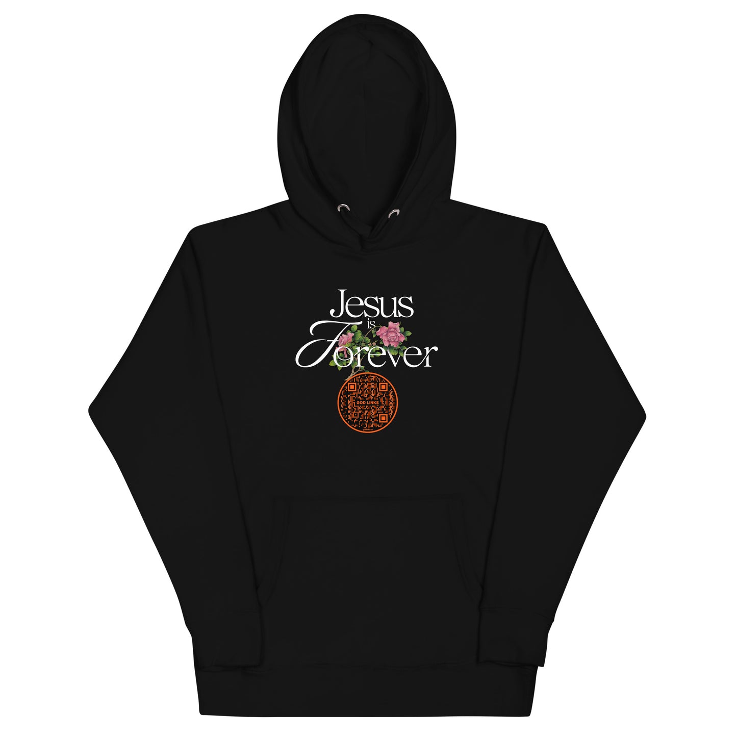 JESUS IS FOREVER-ORANGE-Unisex Hoodie