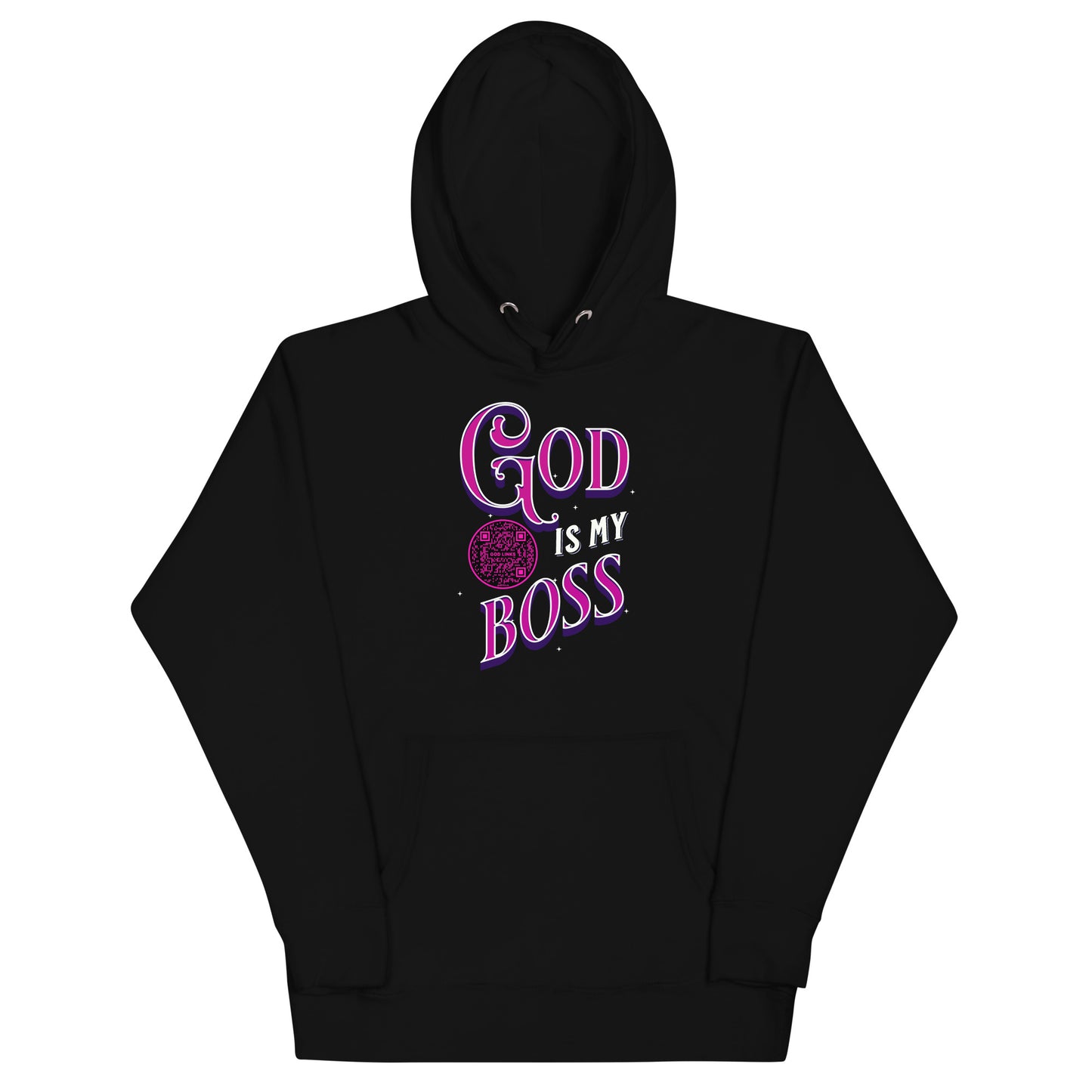 GOD IS MY BOSS-PINK-Unisex Hoodie