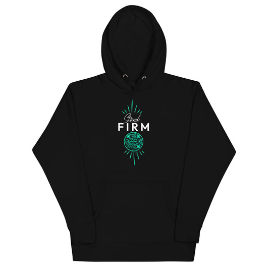 STAND FIRM-TEAL-Unisex Hoodie