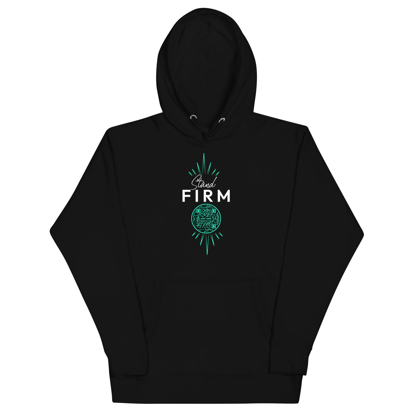 STAND FIRM-TEAL-Unisex Hoodie