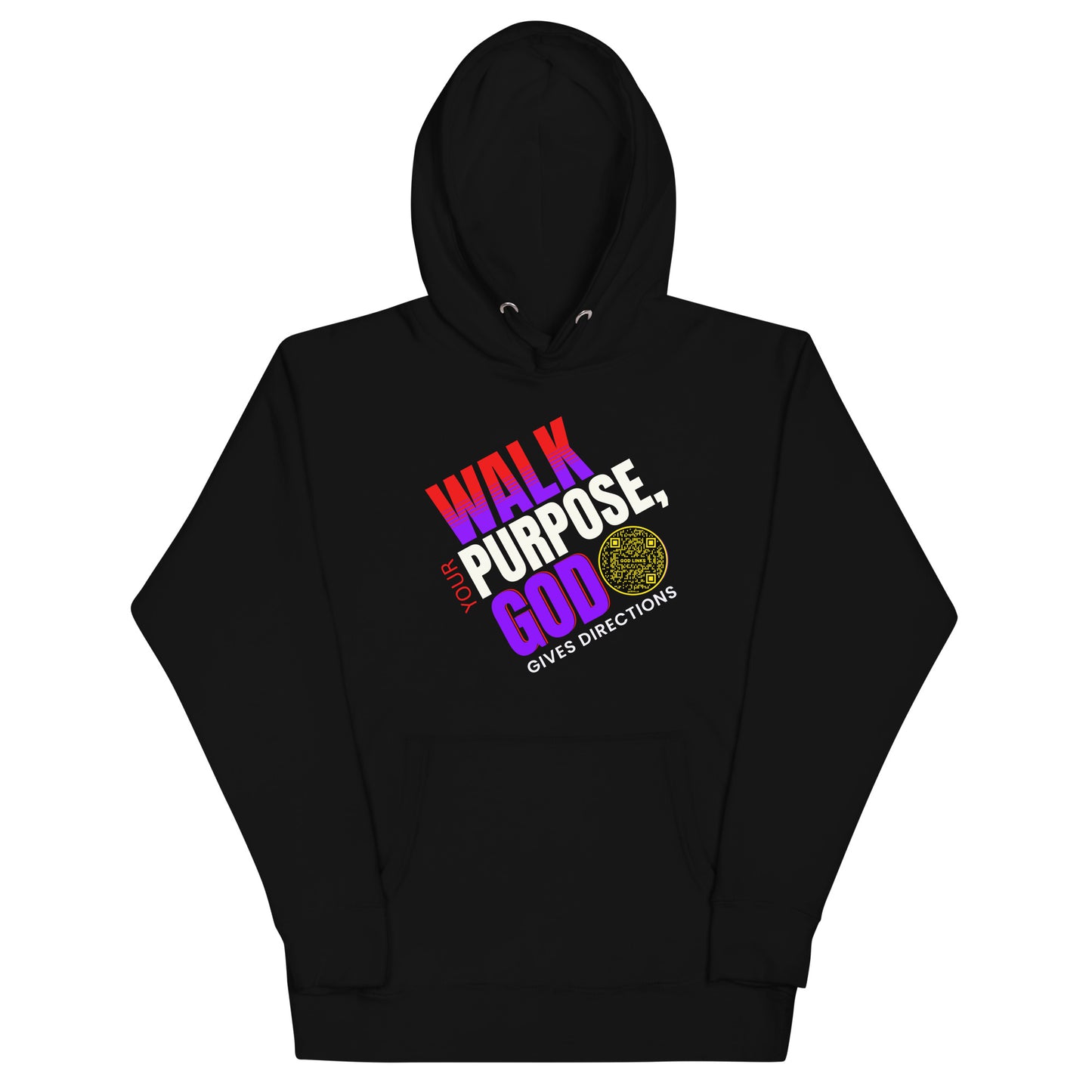 WALK YOUR PURPOSE-YELLOW-Unisex Hoodie