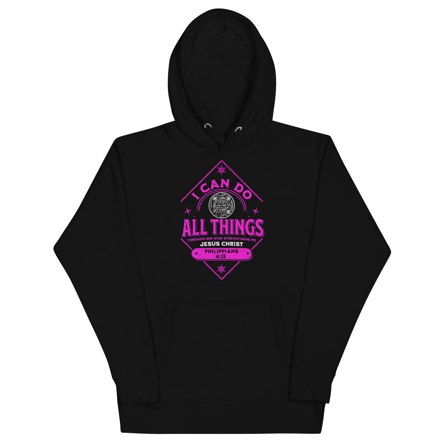 I CAN DO ALL THINGS-PINK-Unisex Hoodie