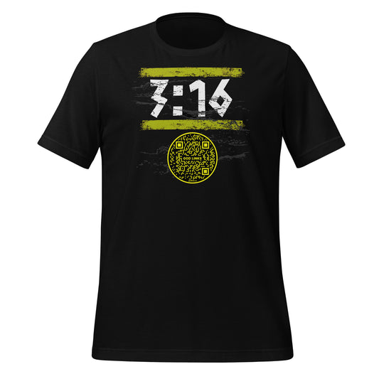3:16-YELLOW-Unisex t-shirt