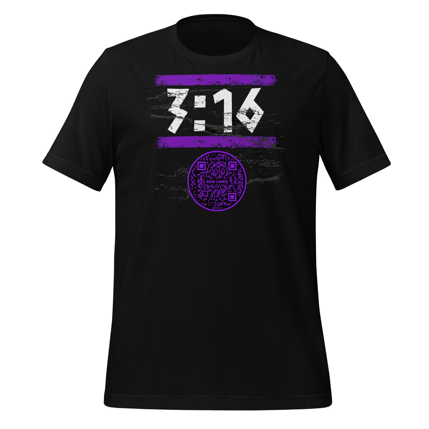 3:16-PURPLE-Unisex t-shirt