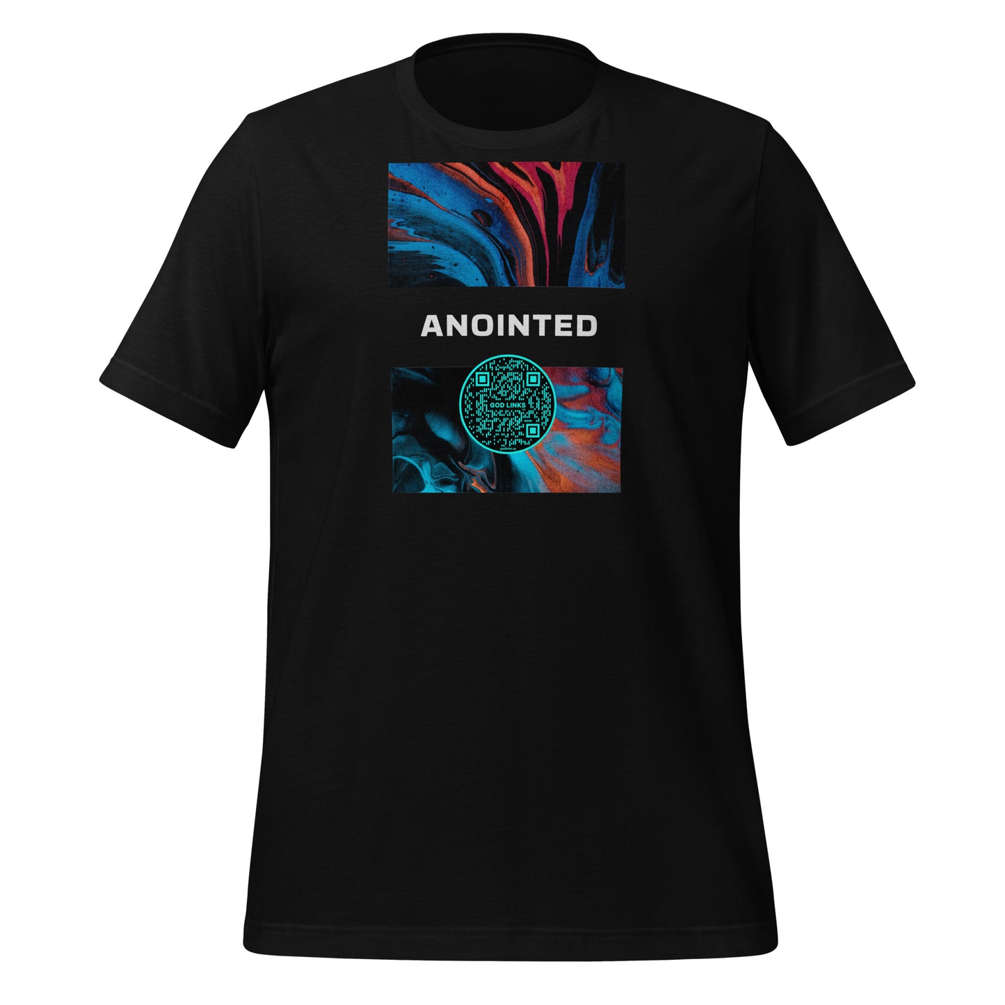 ANOINTED-TEAL-Unisex t-shirt