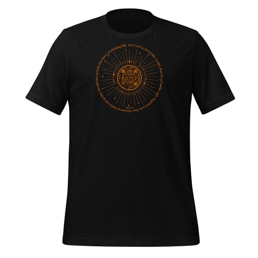 FOR GOD-ORANGE-Unisex t-shirt