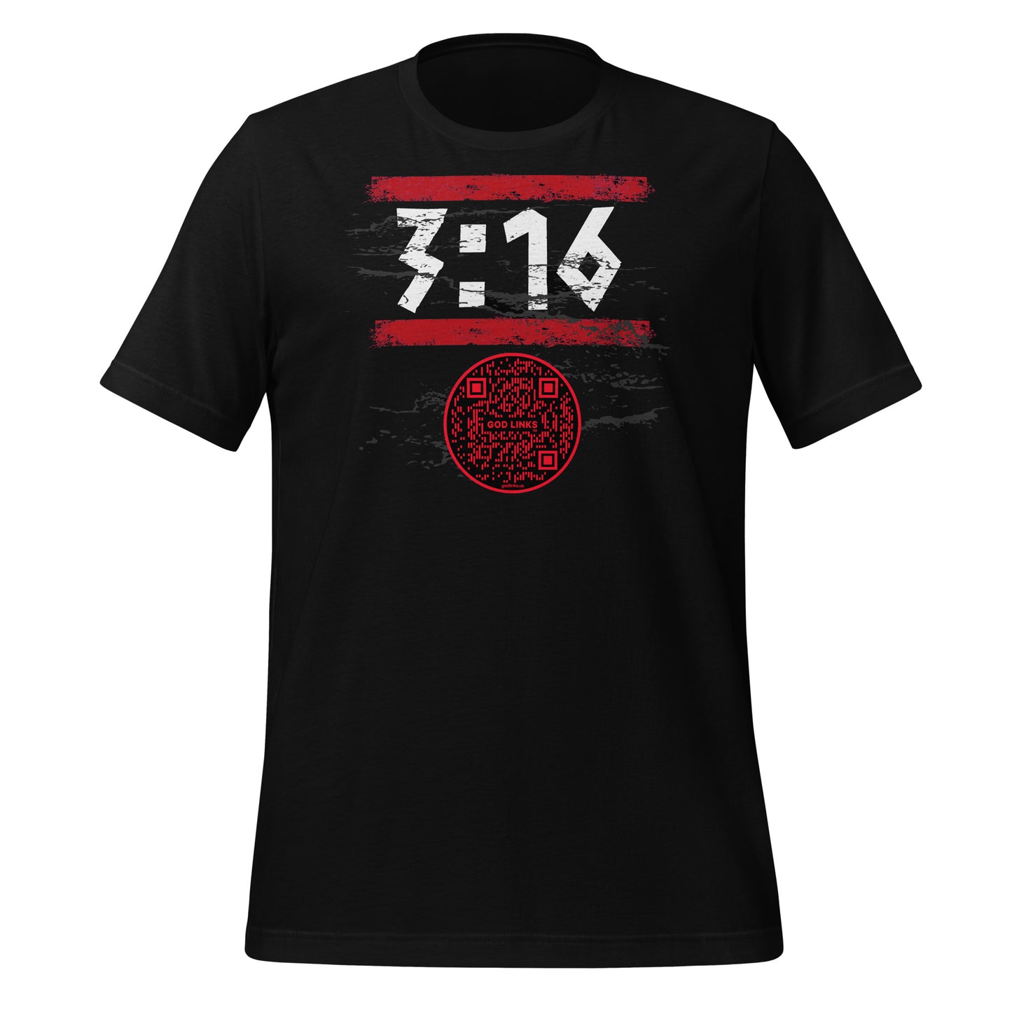 3:16-RED-Unisex t-shirt