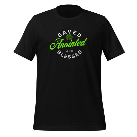 SAVED-GREEN-Unisex t-shirt