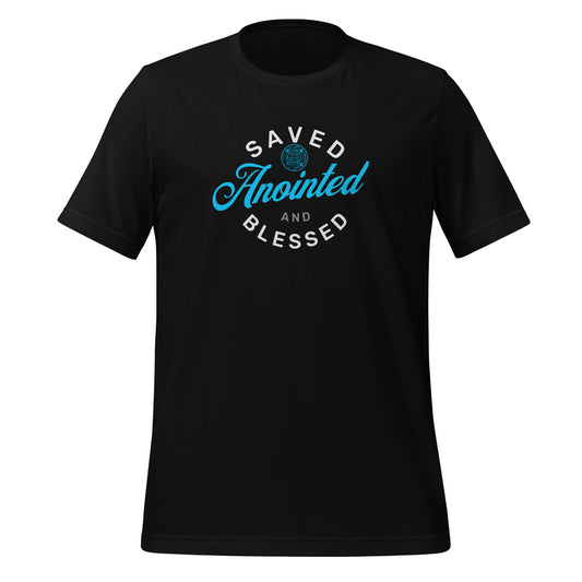 SAVED-LIGHT BLUE-Unisex t-shirt