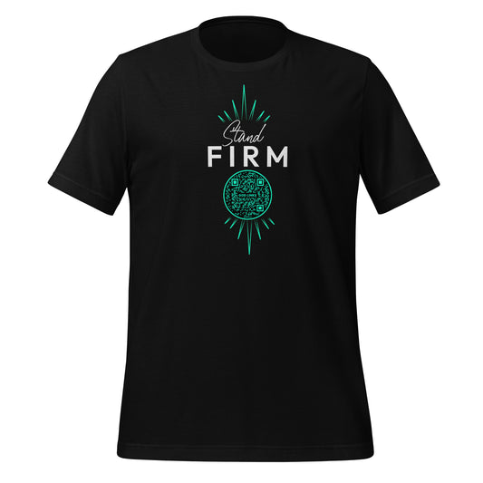 STAND FIRM-TEAL-Unisex t-shirt