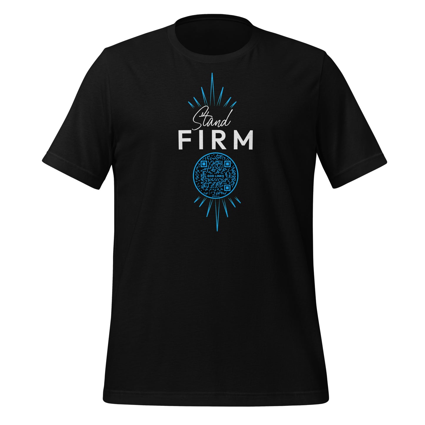 STAND FIRM-LIGHT BLUE-Unisex t-shirt