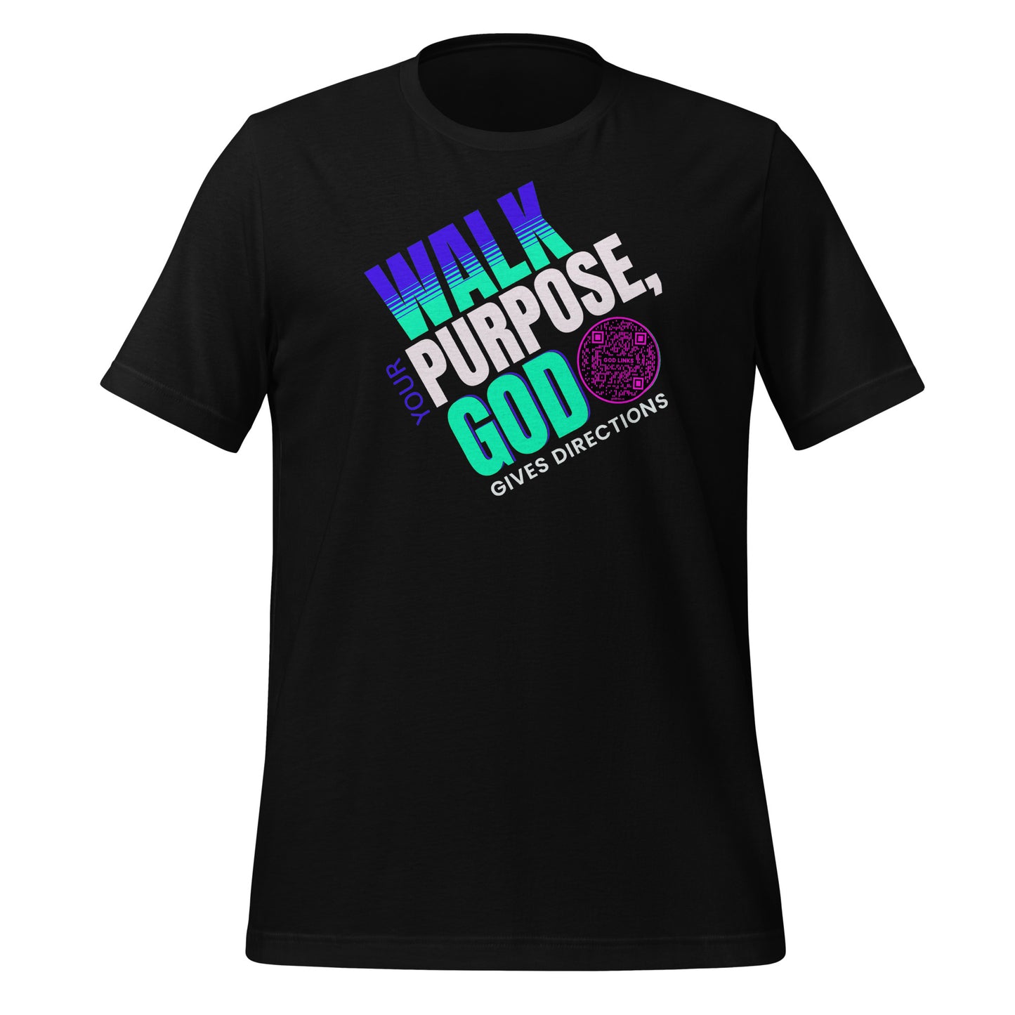 WALK YOUR PURPOSE-PINK-Unisex t-shirt