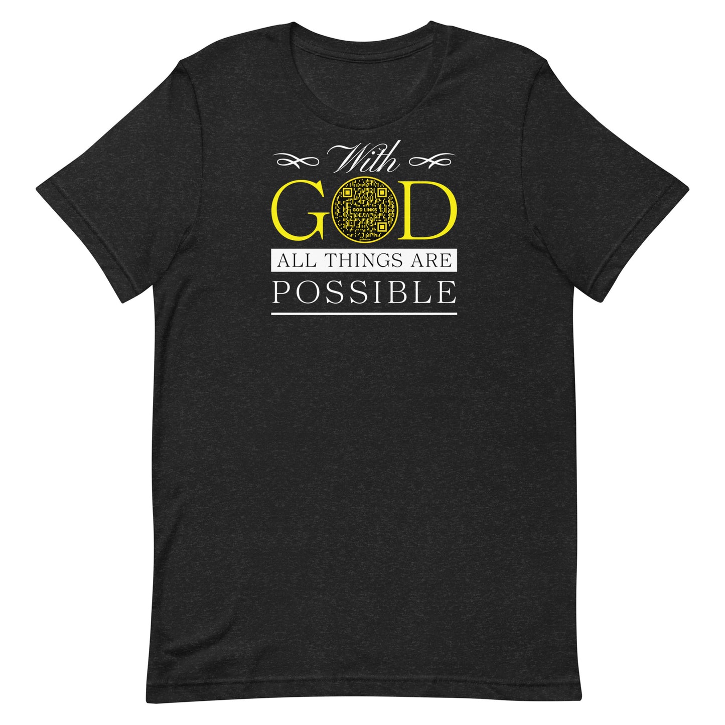 ALL THINGS ARE POSSIBLE-YELLOW-Unisex t-shirt